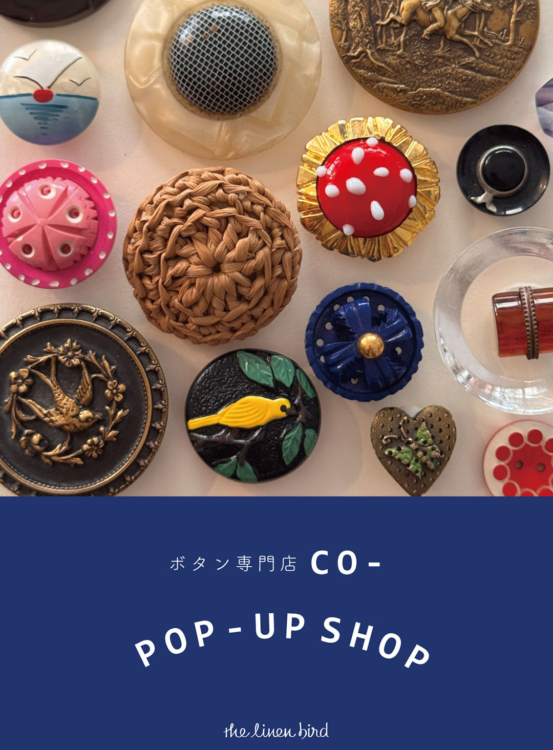 【出品イベント】ポップアップショップ @ the linen bird
